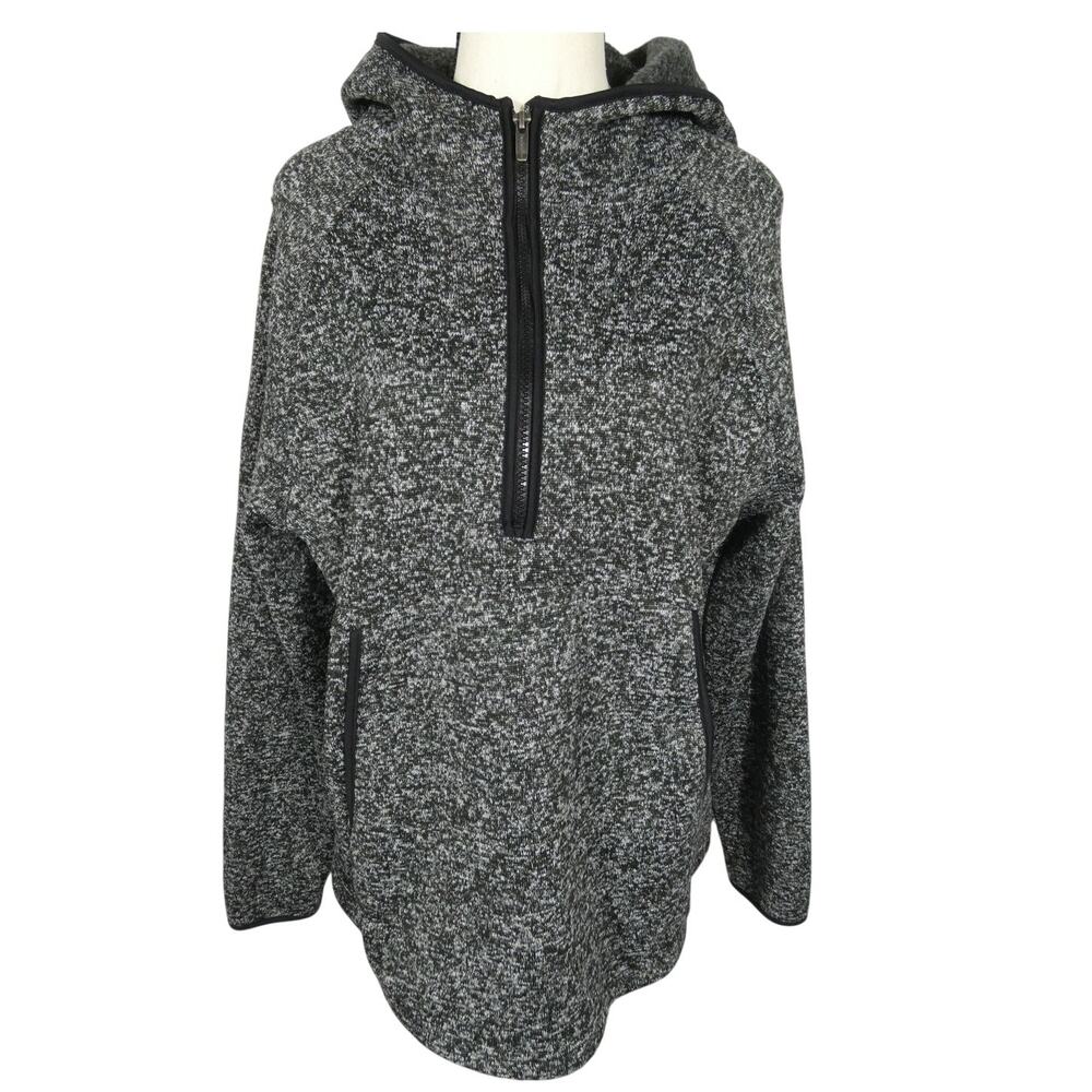 Avalanche Outdoor Pullover 1/2 Zipper Hooded Sweatshirt Lined Outdoor